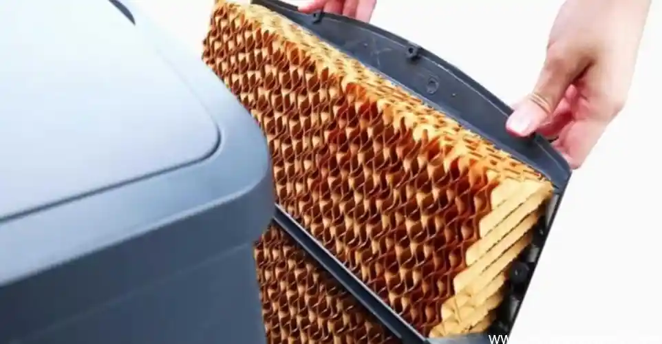 how to clean air cooler honeycomb pads